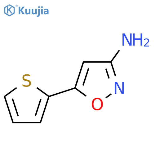 5-(Thiophen-2-yl)-1,2-oxazol-3-amine structure