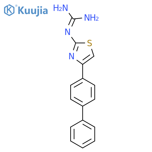 1-(4-([1,1'-Biphenyl]-4-yl)thiazol-2-yl)guanidine structure
