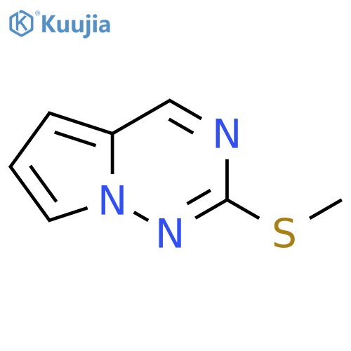 2-(methylsulfanyl)pyrrolo[2,1-f][1,2,4]triazine structure
