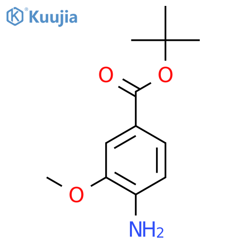 tert-Butyl 4-amino-3-methoxybenzoate structure