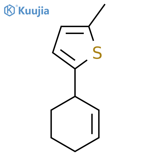 2-(Cyclohex-2-en-1-yl)-5-methylthiophene structure
