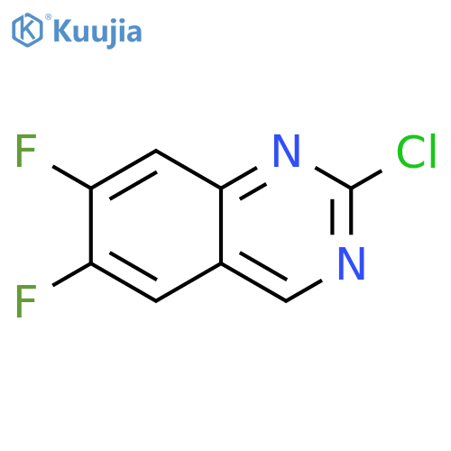 2-Chloro-6,7-difluoroquinazoline structure