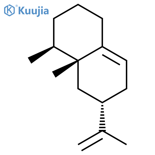 Naphthalene,1,2,3,4,6,7,8,8a-octahydro-1,8a-dimethyl-7-(1-methylethenyl)-, (1S,7S,8aR)- structure