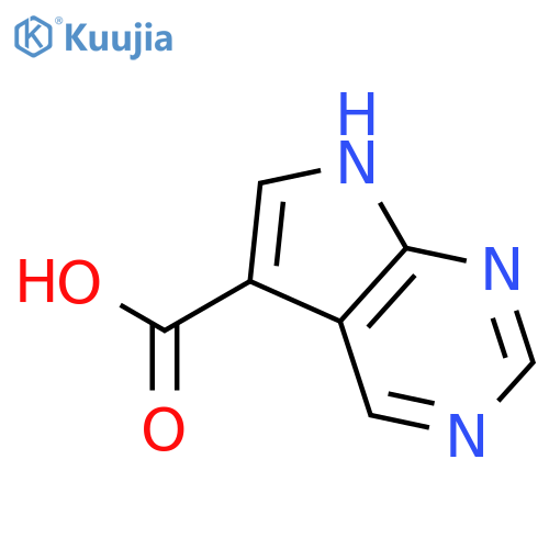 7H-Pyrrolo[2,3-d]pyrimidine-5-carboxylic acid structure