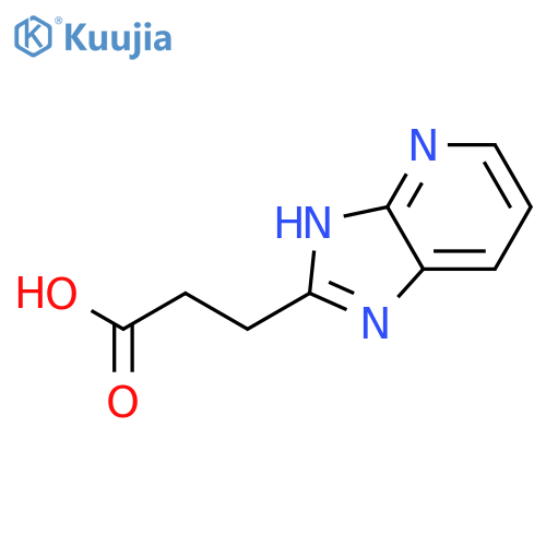 3-(3H-imidazo[4,5-b]pyridin-2-yl)propanoic acid structure