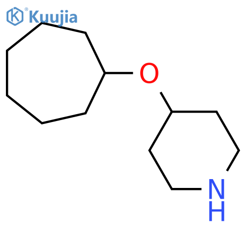 4-(cycloheptyloxy)piperidine structure