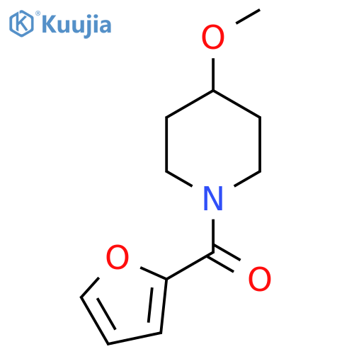 1-(furan-2-carbonyl)-4-methoxypiperidine structure