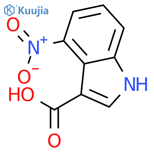 4-Nitro-1H-indole-3-carboxylic Acid structure
