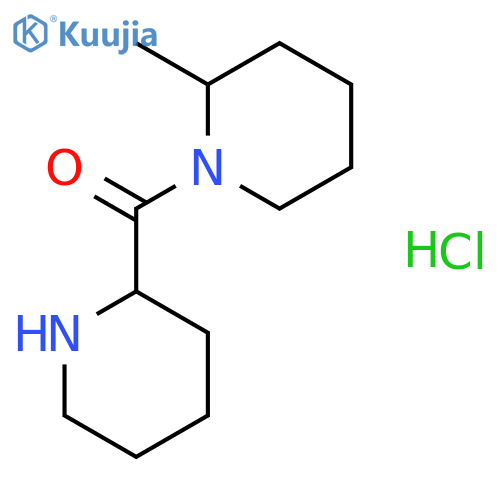 (2-Methyl-1-piperidinyl)(2-piperidinyl)methanone hydrochloride structure