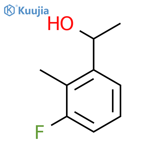 1-(3-fluoro-2-methylphenyl)ethanol structure