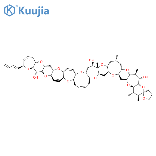 Ciguatoxin,1,2-didehydro-1,2,54-trideoxy- structure