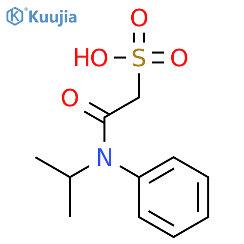 Ethanesulfonic acid,2-[(1-methylethyl)phenylamino]-2-oxo- structure