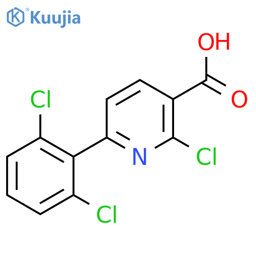 2-Chloro-6-(2,6-dichlorophenyl)nicotinic acid structure