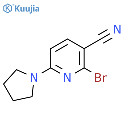 2-Bromo-6-(pyrrolidin-1-yl)pyridine-3-carbonitrile structure