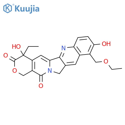 (4S)-10-(Ethoxymethyl)-4-ethyl-4,9-dihydroxy-1H-pyrano3',4':6,7indolizino1,2-bquinoline-3,14(4H,12H)-dione structure