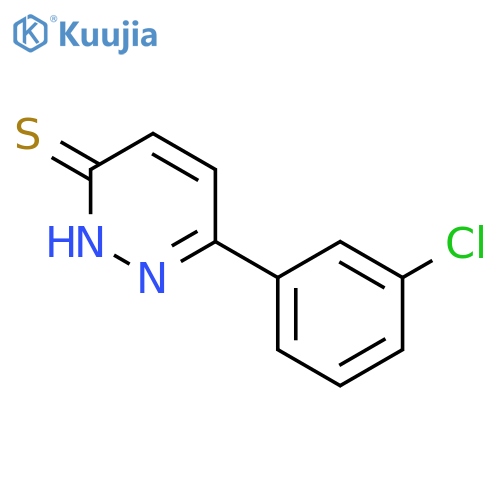 6-(3-chlorophenyl)pyridazine-3-thiol structure