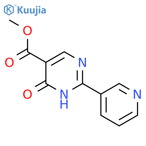 Methyl 6-oxo-2-(pyridin-3-yl)-1,6-dihydropyrimidine-5-carboxylate structure