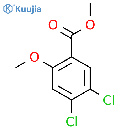 Methyl 4,5-dichloro-2-methoxybenzoate structure