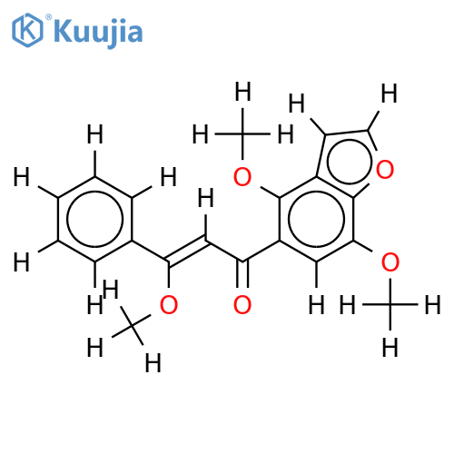 beta,2',5'-trimethoxyfurano[4'',5'':3',4']chalcone structure
