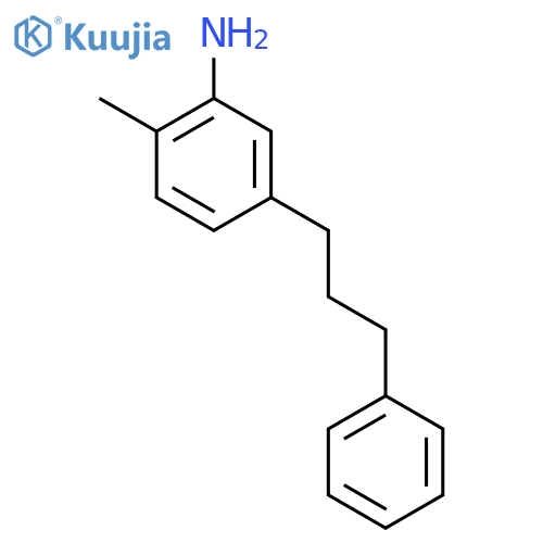 2-Methyl-5-(3-phenylpropyl)aniline structure