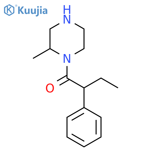 1-(2-Methylpiperazin-1-yl)-2-phenylbutan-1-one structure