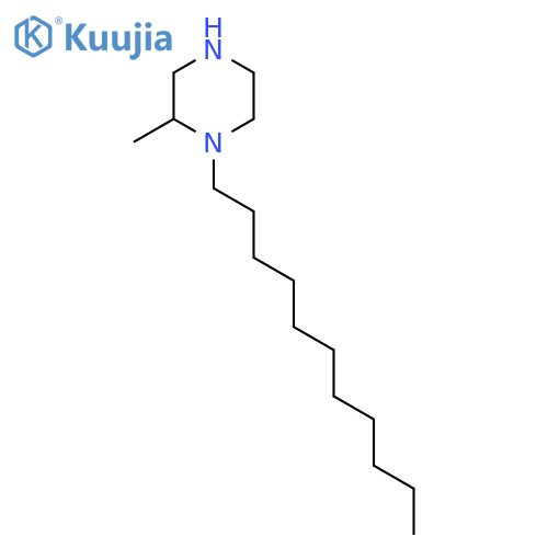 2-Methyl-1-undecylpiperazine structure