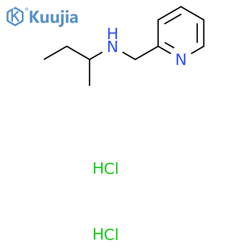 (Butan-2-yl)(pyridin-2-ylmethyl)amine dihydrochloride structure