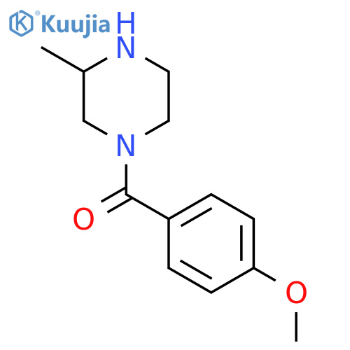 1-(4-Methoxybenzoyl)-3-methylpiperazine structure