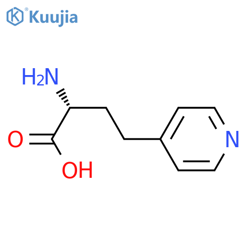 (2R)-2-amino-4-(pyridin-4-yl)butanoic acid structure