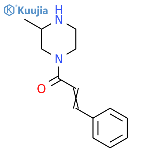 (2E)-1-(3-Methylpiperazin-1-yl)-3-phenylprop-2-en-1-one structure