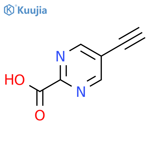 5-Ethynylpyrimidine-2-carboxylic acid structure