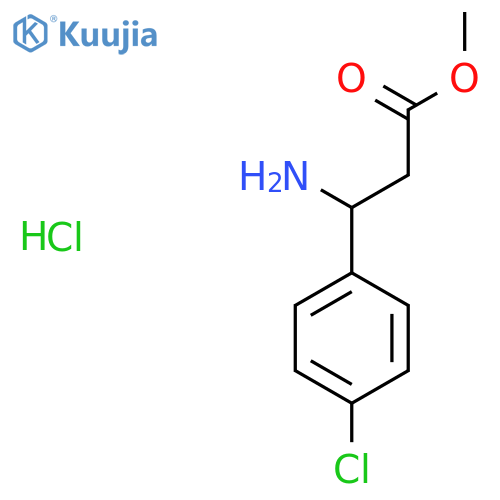 Methyl 3-Amino-3-(4-chlorophenyl)propanoatehydrochloride structure