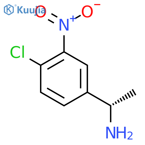 (1S)-1-(4-chloro-3-nitrophenyl)ethan-1-amine structure