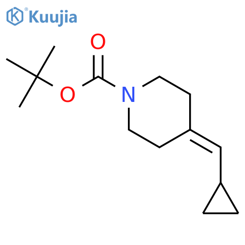 tert-Butyl 4-(cyclopropylmethylene)-piperidine-1-carboxylate structure