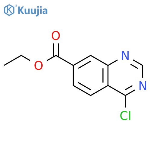 Ethyl 4-chloroquinazoline-7-carboxylate structure