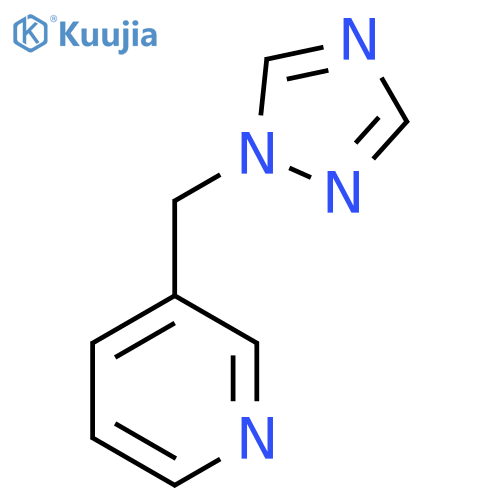 3-[(1H-1,2,4-Triazole-1-yl)methyl]pyridine structure