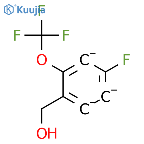 4-Fluoro-2-(trifluoromethoxy)benzyl alcohol structure
