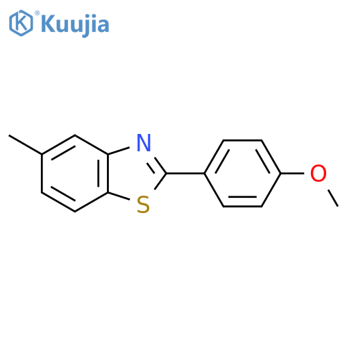 2-(4-Methoxyphenyl)-5-methylbenzo[d]thiazole structure