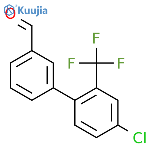 4'-chloro-2'-(trifluoromethyl)-[1,1'-biphenyl]-3-carbaldehyde structure
