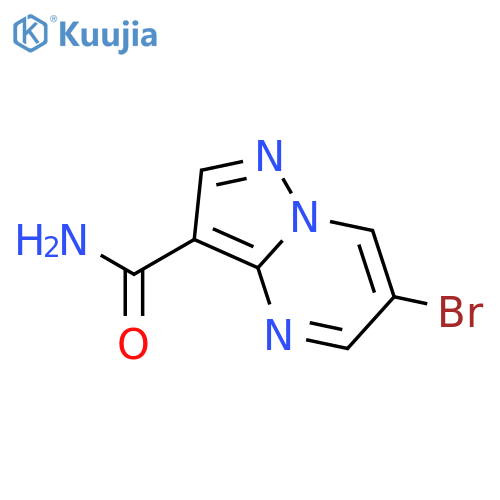 6-Bromopyrazolo1,5-apyrimidine-3-carboxamide structure