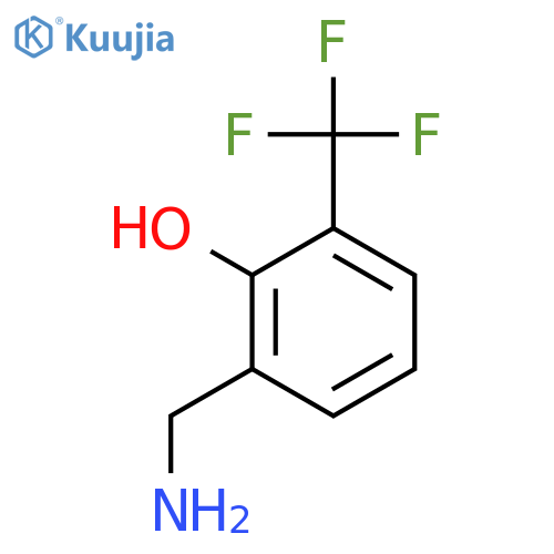 2-Hydroxy-3-(trifluoromethyl)benzylamine structure