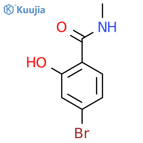 4-Bromo-2-hydroxy-N-methylbenzamide structure