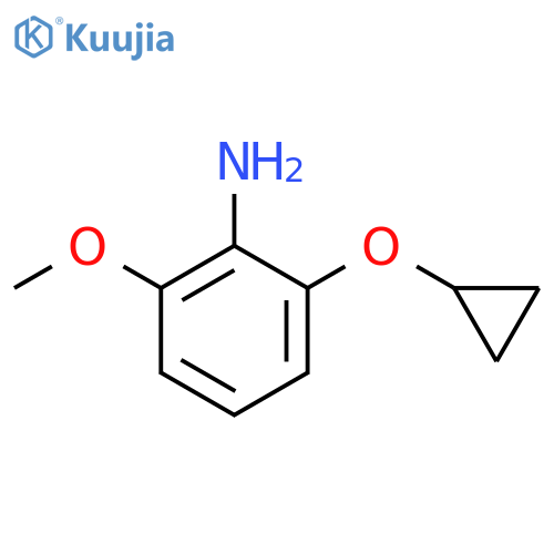 2-cyclopropoxy-6-methoxyaniline structure