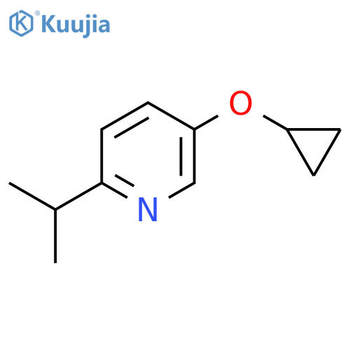 5-Cyclopropoxy-2-isopropylpyridine structure