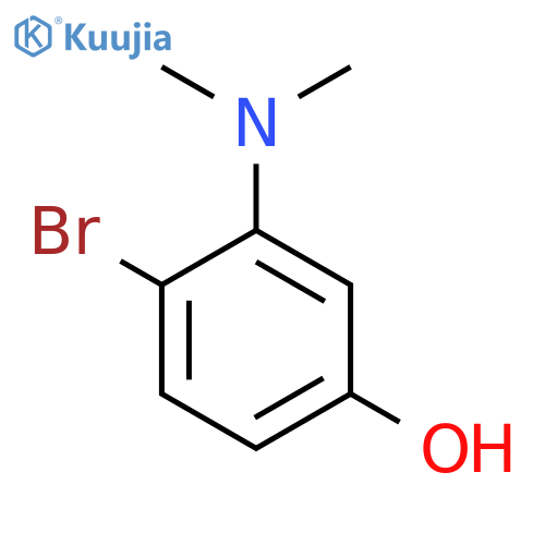 4-Bromo-3-(dimethylamino)phenol structure