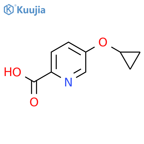 5-Cyclopropoxypicolinic acid structure