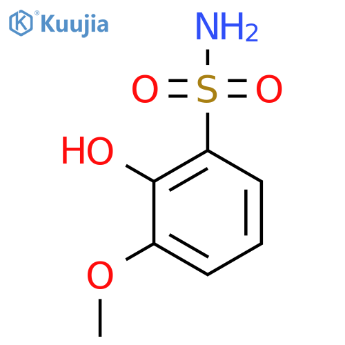 2-hydroxy-3-methoxybenzene-1-sulfonamide structure