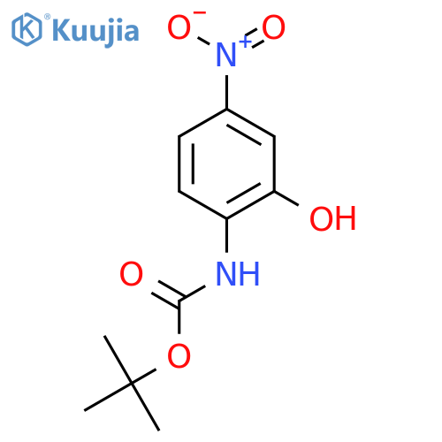 Carbamic acid, (2-hydroxy-4-nitrophenyl)-, 1,1-dimethylethyl ester structure