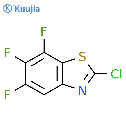 2-Chloro-5,6,7-trifluorobenzo[d]thiazole structure