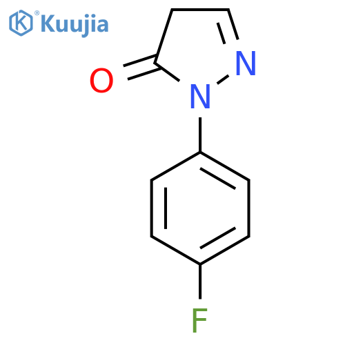 1-(4-fluorophenyl)-4,5-dihydro-1H-pyrazol-5-one structure